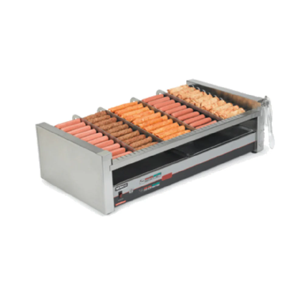 Nemco 8250SX-SLT 36 Inch Roller Grill Electric Countertop Stainless Steel with Digital Controls