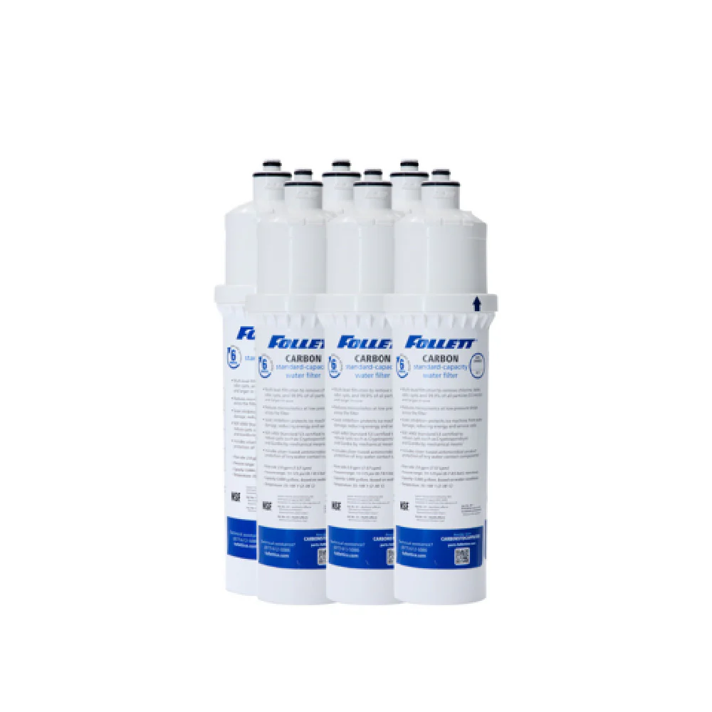 Follett CARBONSTDCAPFILTER6 4 Inch Water Filter Cartridge with 5000 Gallon Capacity