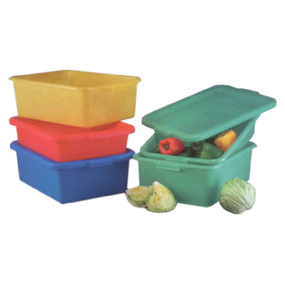 Vollrath 1527-C19 20 Inch Polyethylene Food Storage Box with Molded Handles Green