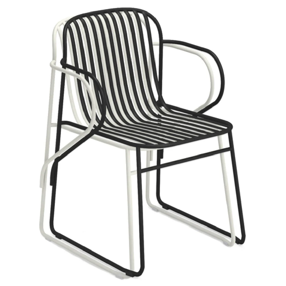 emuamericas, llc 435 20 Inch Armchair Stacking Outdoor Metal Wrought Iron Finish emuamericas, llc 435 20 Inch Armchair Stacking Outdoor Metal Wrought Iron Finish