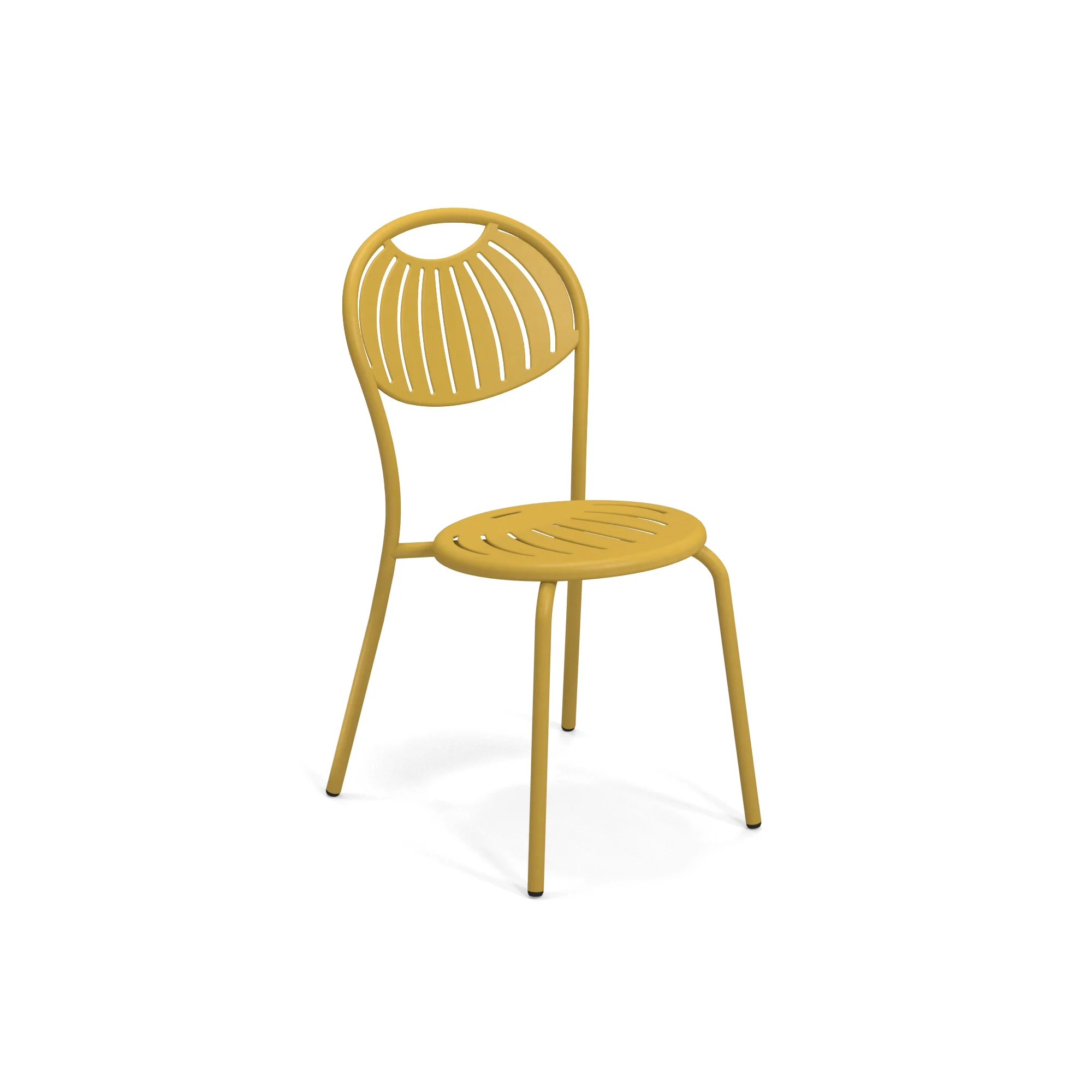 Emuamericas Llc E440-62 18 Inch Stacking Chair Outdoor Steel with Design Pattern
