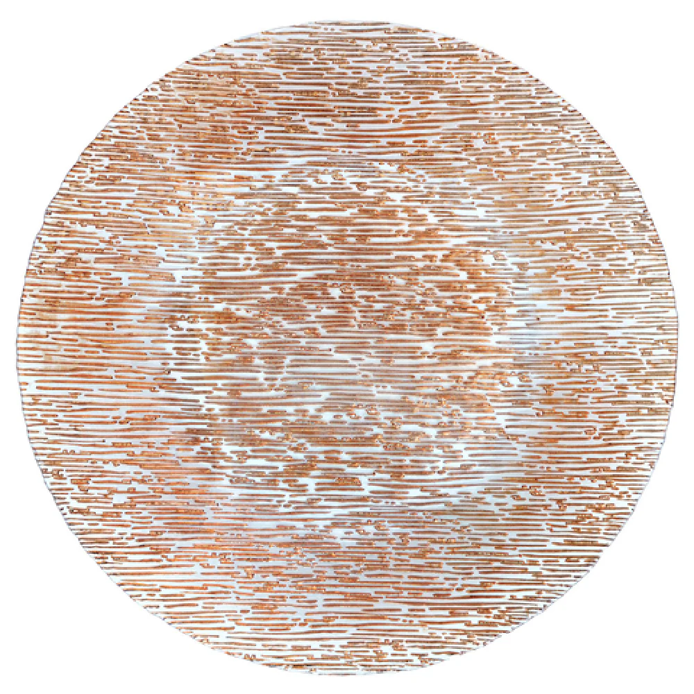 Bon Chef 200006RG 13 Inch Charger Plate Decorative Rose Gold Glass Bon Chef 200006RG 13 Inch Charger Plate Decorative Rose Gold Glass