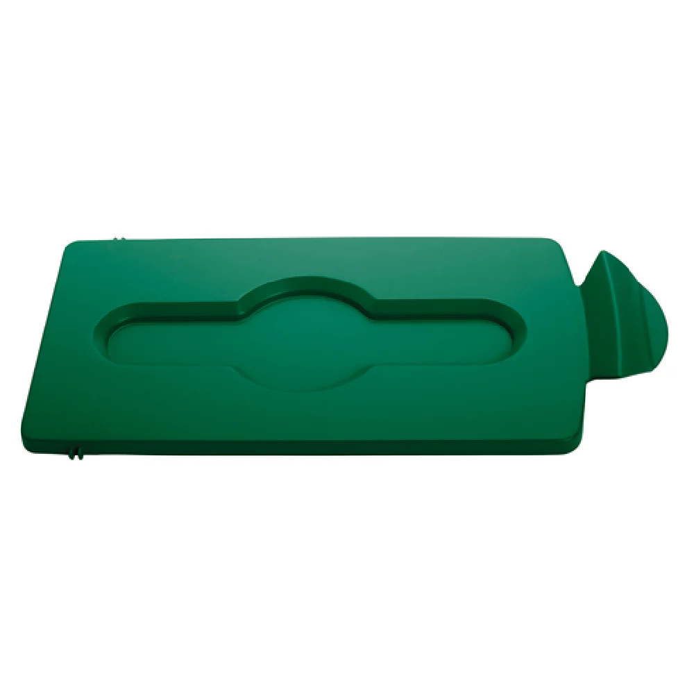 Rubbermaid Commercial Products 2007884 Slim Jim Recycling Lid 16-1/2 Inch Green Plastic