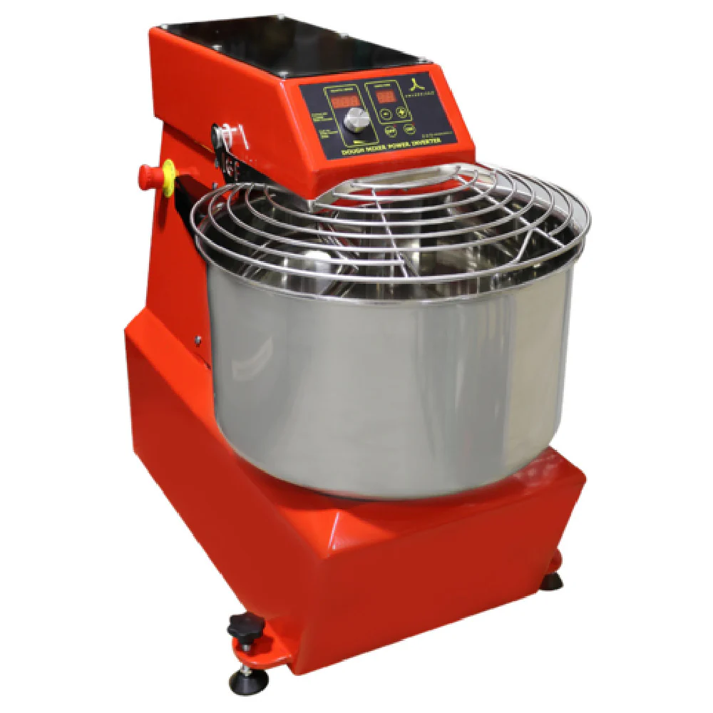 Arcobaleno Pasta Equipment ASM40 40 Qt Spiral Mixer Variable Speed Electric Stainless Steel with Safety Guard Arcobaleno Pasta Equipment ASM40 40 Qt Spiral Mixer Variable Speed Electric Stainless Steel with Safety Guard