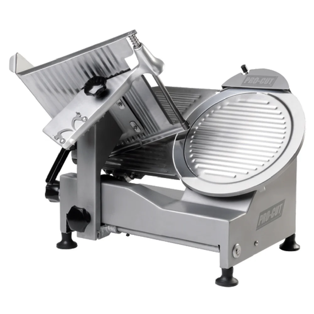 Pro-Cut KSDS-12 12 Inch Diameter Meat Slicer Manual Electric Stainless Steel with Built-in Sharpener