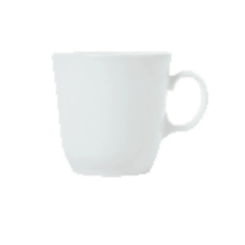 Libbey 911194030 7 Oz Tea Cup Aluma White Porcelain Tall Polished Foot