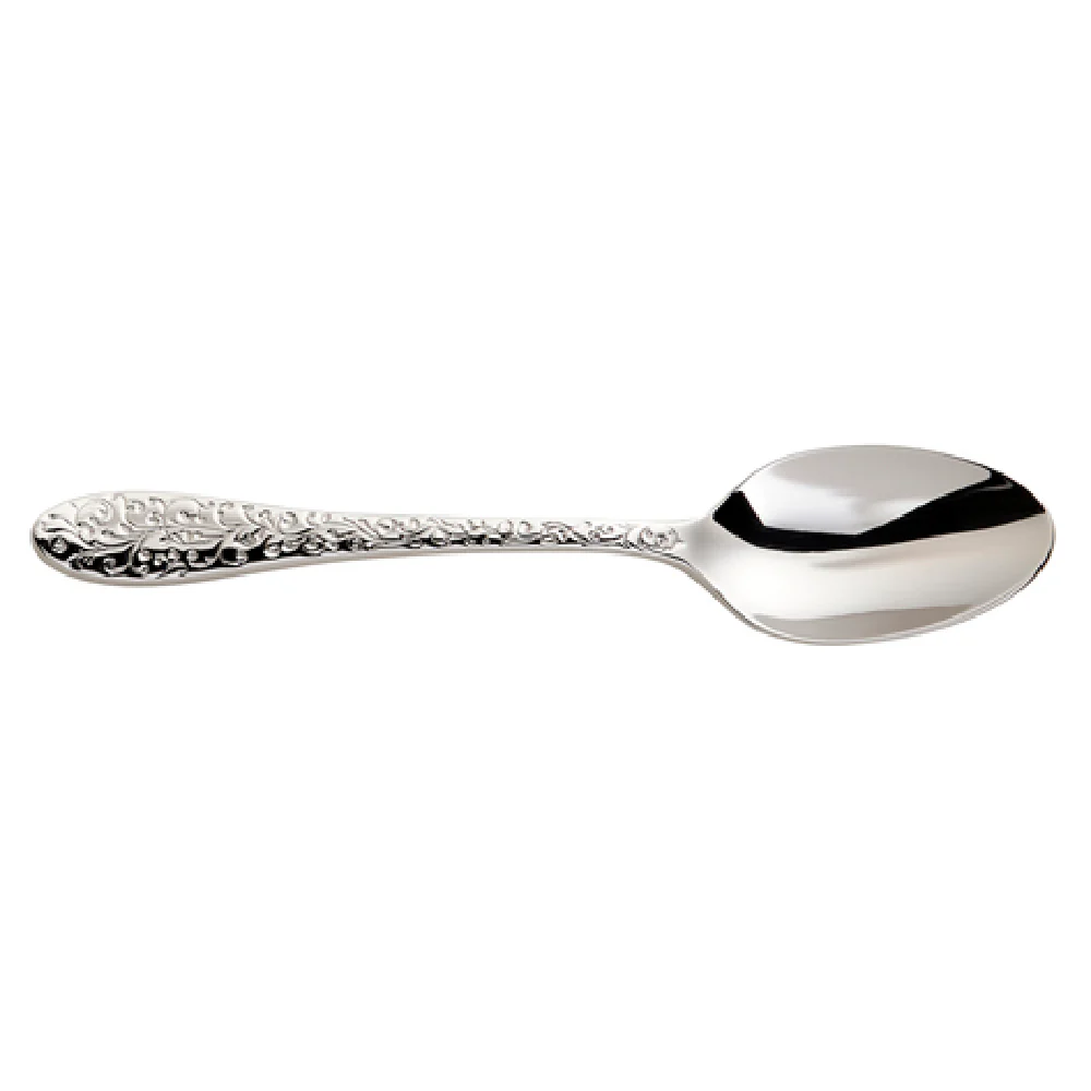 1880 Hospitality T638SADF 4-2/5 Inch Coffee Spoon Paisley Pattern 18/10 Stainless Steel High Polished Finish
