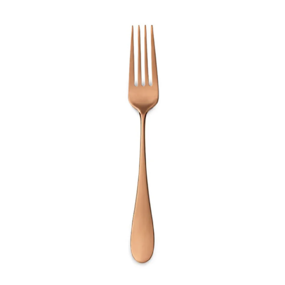 Libbey 939 027 8-1/8 Inch Dinner Fork Dishwasher Safe PVD Handle 18/10 Stainless Steel