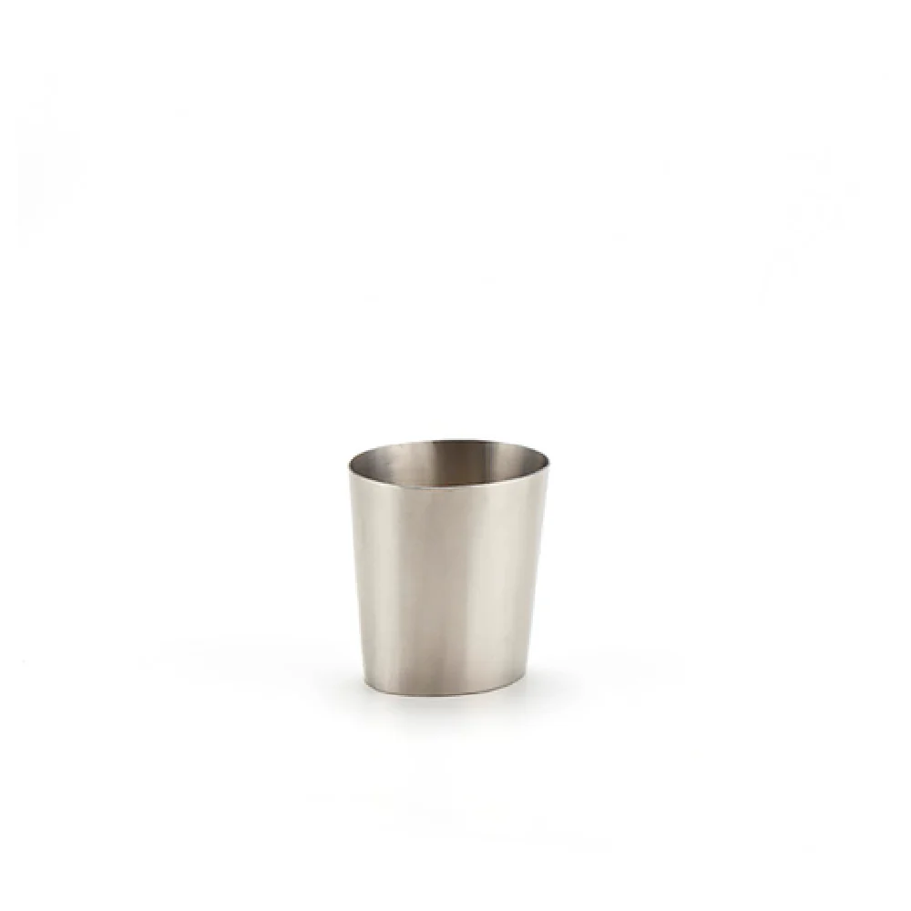 American Metalcraft FCS55 5-1/2 Oz Fry Cup Oval Stainless Steel Satin Finish