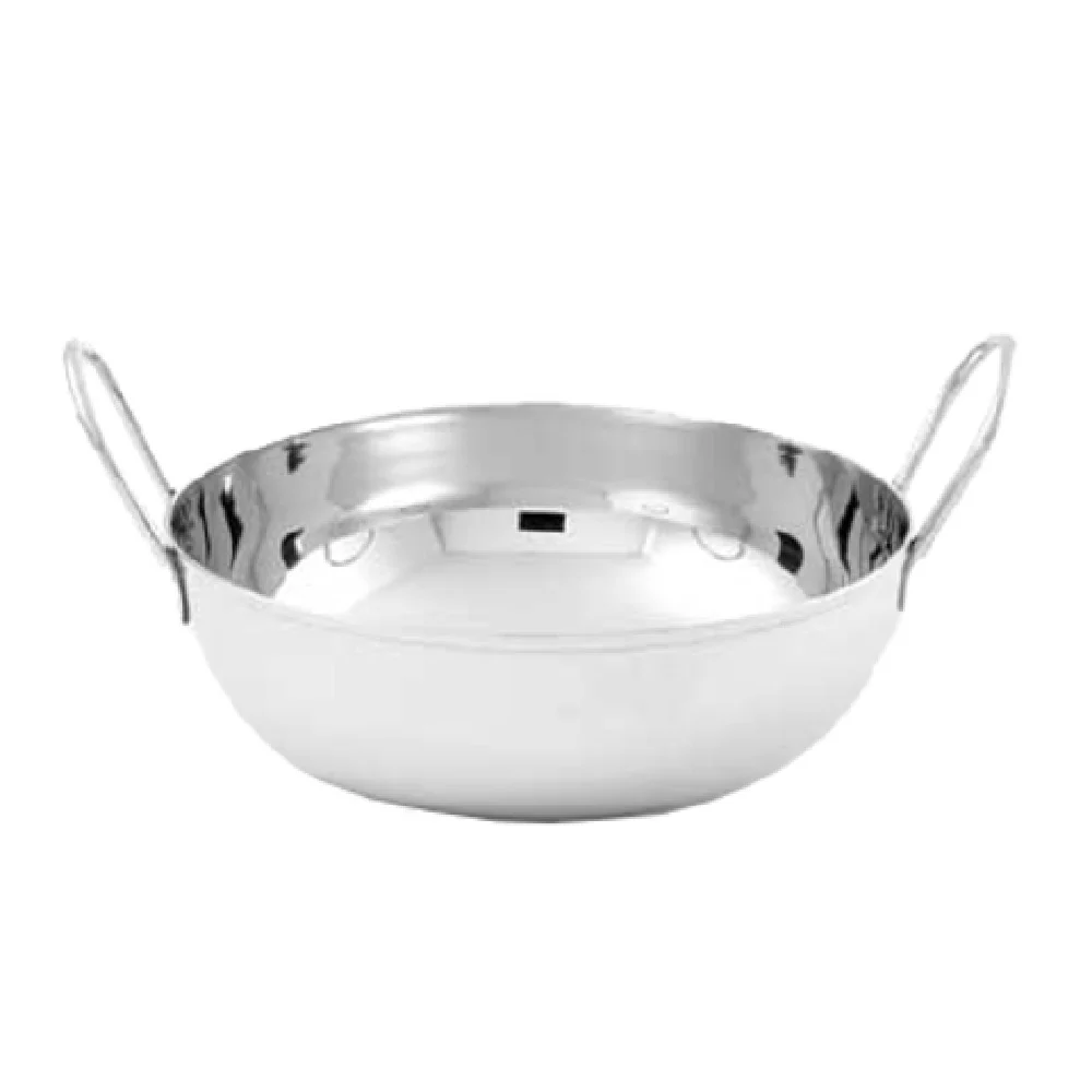 American Metalcraft BD72 40 Oz Balti Dish Round with Handles Stainless Steel Mirror Finish