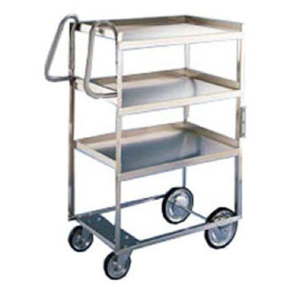 Lakeside 7025 41 Inch 3 Tier Heavy Duty Utility Cart Stainless Steel with Bumpers Lakeside 7025 41 Inch 3 Tier Heavy Duty Utility Cart Stainless Steel with Bumpers