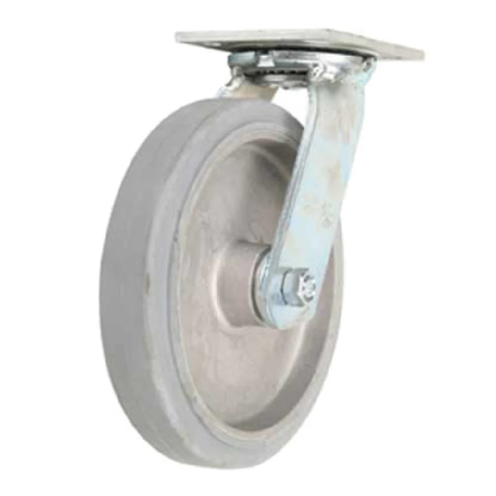 Forbes Industries 1639-S 8 Inch Swivel Caster Grey Wheel Cast Aluminum Hub Forbes Industries 1639-S 8 Inch Swivel Caster Grey Wheel Cast Aluminum Hub