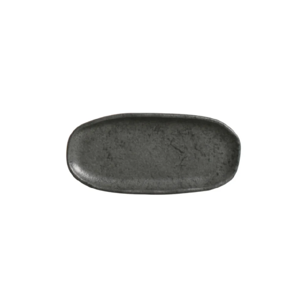 Porto Brasil 15214115901 3.15 Inch Shallow Organic Plater Stoneware Mini Oval