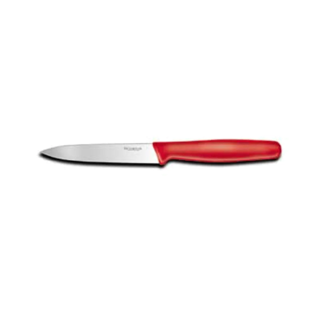 Victorinox 5.0701 4 Inch Blade Paring Knife High Carbon Stainless Steel Red Handle