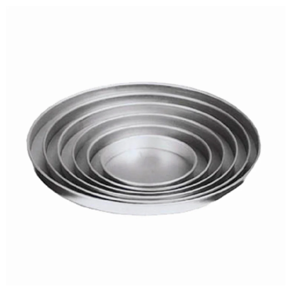 American Metalcraft A4016 16 Inch Straight Sided Pizza Pan 18 Gauge Aluminum with Solid Design