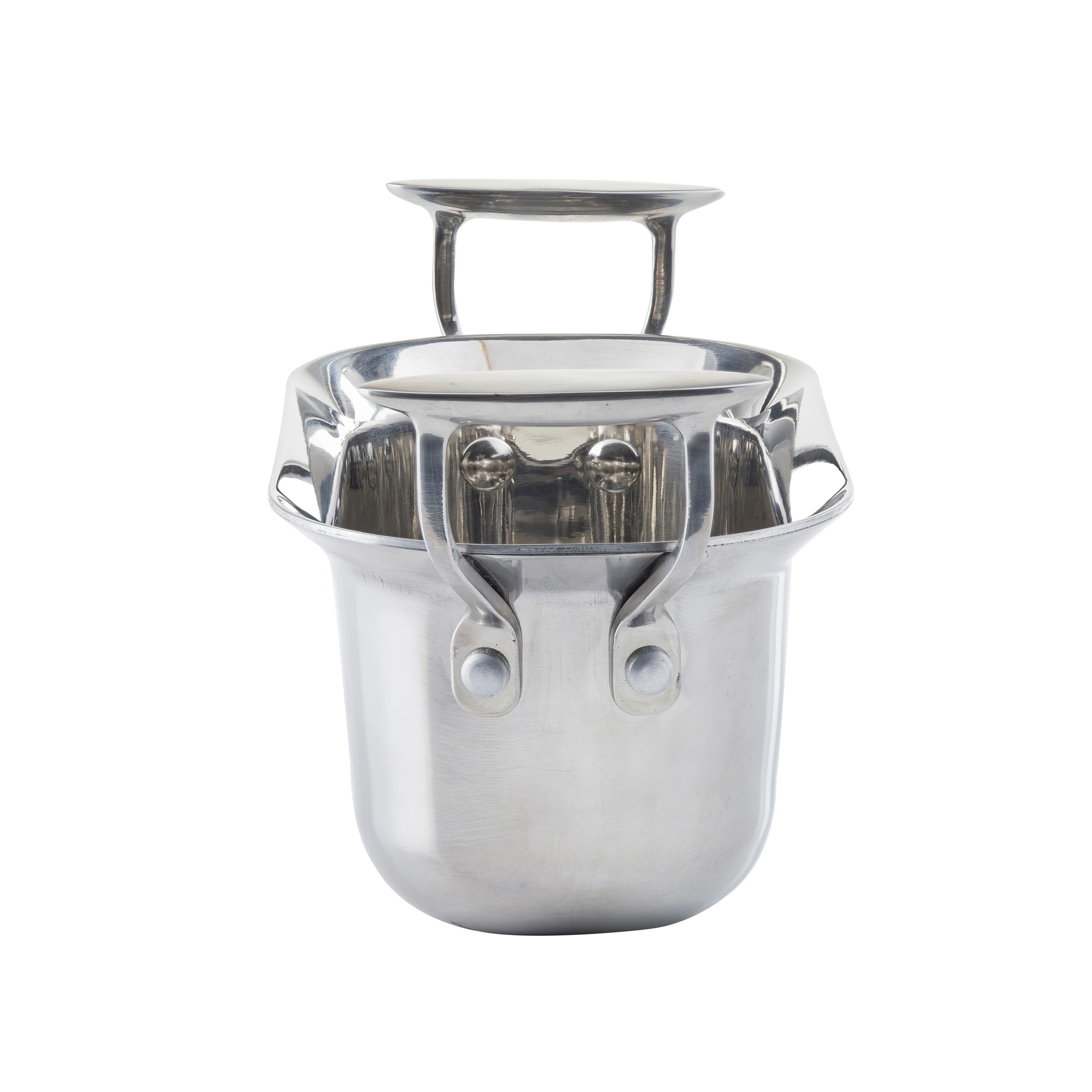 Tablecraft 123512 Quarter Size 2 Qt Tri-Ply Serving Pan with Handles Induction Tablecraft 123512 Quarter Size 2 Qt Tri-Ply Serving Pan with Handles Induction