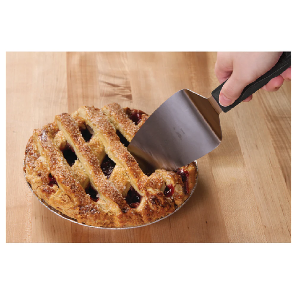 Mercer Culinary M18770 5 Inch Blade 11 Inch Overall Length Pie Knife Japanese Steel with Black Polypropylene Handle Mercer Culinary M18770 5 Inch Blade 11 Inch Overall Length Pie Knife Japanese Steel with Black Polypropylene Handle