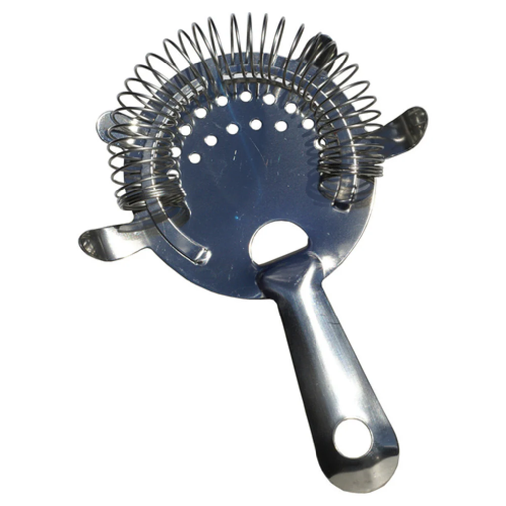 Spill-Stop 1014-0 5-3/4 Inch Cocktail Strainer 4 Prong Stainless Steel with Polished Finish Spill-Stop 1014-0 5-3/4 Inch Cocktail Strainer 4 Prong Stainless Steel with Polished Finish