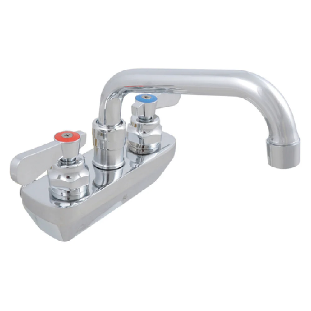 BK Resources BKF-4SM-8-G 8-Inch Swing Spout Faucet Splash-Mounted Lead-Free