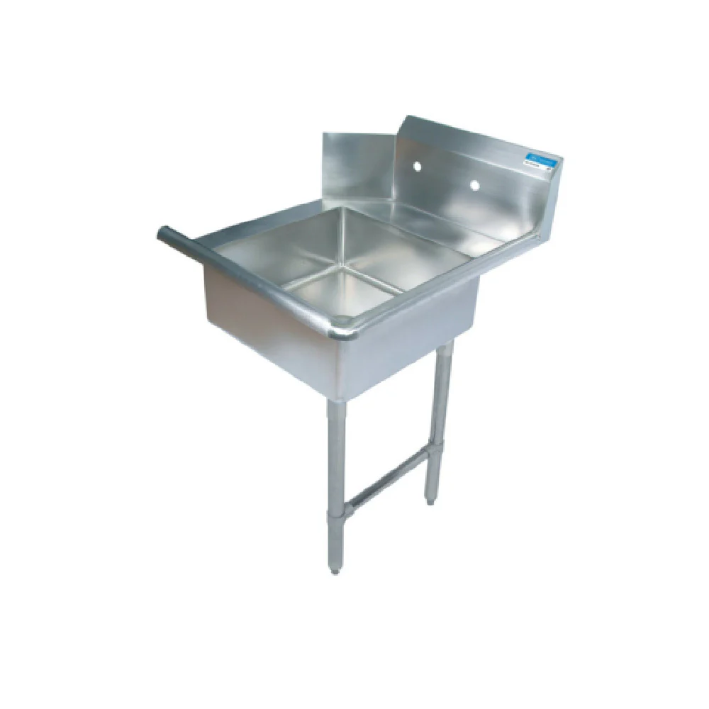 BK Resources BKSDT6-26-R-SS 26 Inch Heavy Duty Soiled Dishtable with Pre-Rinse Sink