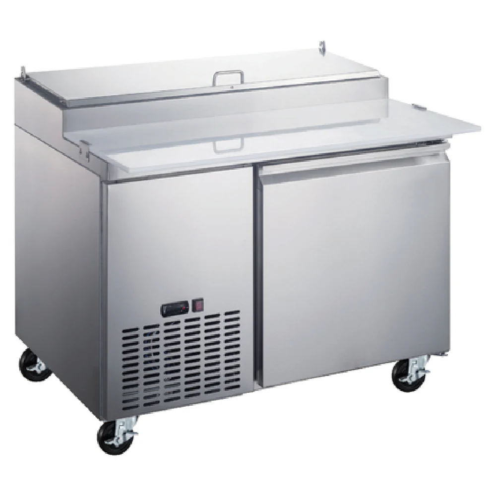 Omcan 50042 50 Inch Refrigerated Pizza Prep Table Self-contained Stainless Steel Omcan 50042 50 Inch Refrigerated Pizza Prep Table Self-contained Stainless Steel