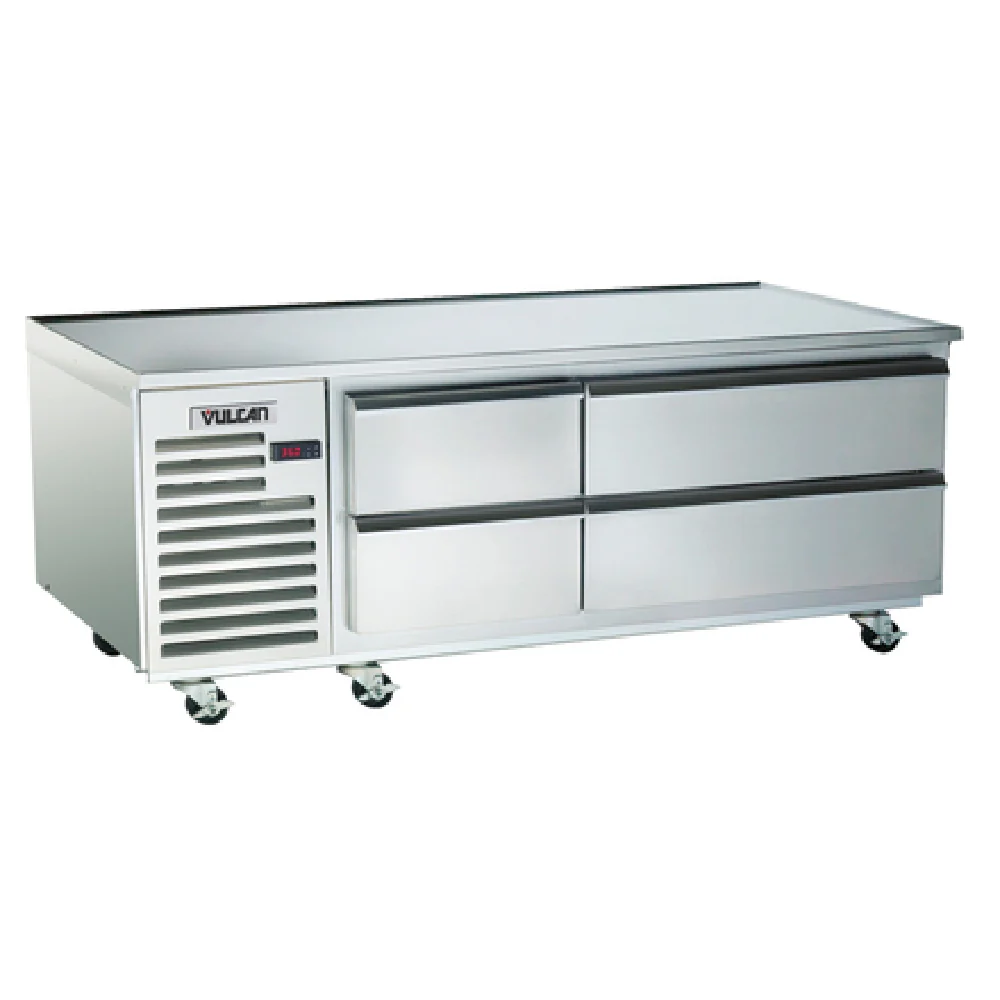 Vulcan VSC60 60 Inch Refrigerated Base Electric Equipment Stand with 2 Drawers Stainless Steel Vulcan VSC60 60 Inch Refrigerated Base Electric Equipment Stand with 2 Drawers Stainless Steel