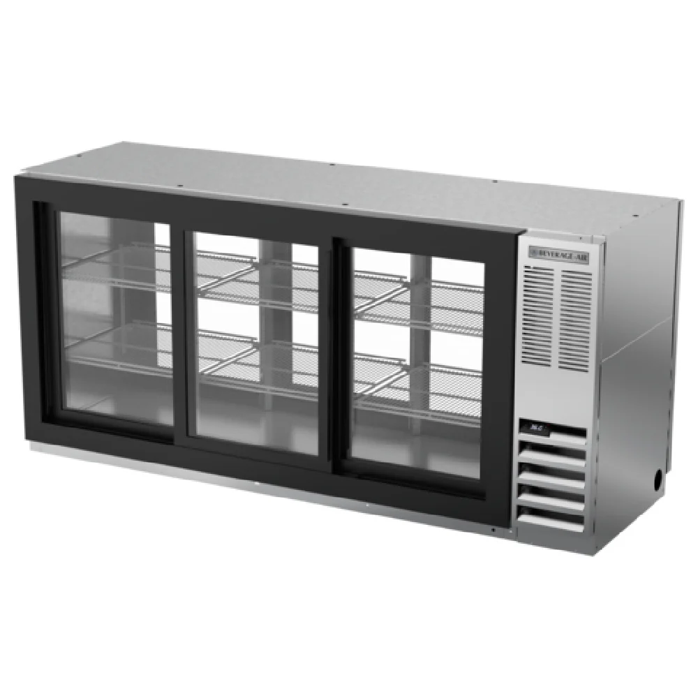 Beverage Air BB72HC-1-GS-F-PT-S 72 Inch Refrigerated Open Food Back Bar Cabinet 22.1 cu ft Beverage Air BB72HC-1-GS-F-PT-S 72 Inch Refrigerated Open Food Back Bar Cabinet 22.1 cu ft