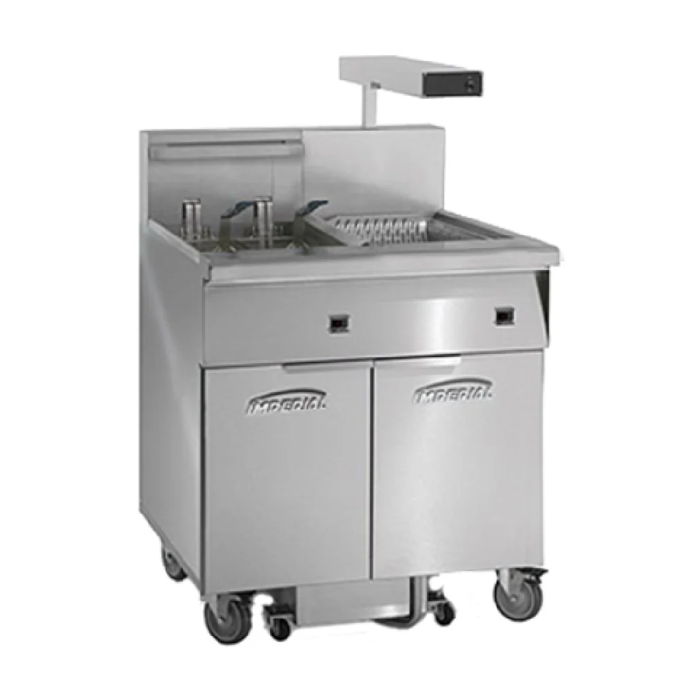 Imperial IFSCB150EUT_208/60/3 31 Inch Electric Deep Fryer with Built-in Filter Imperial IFSCB150EUT_208/60/3 31 Inch Electric Deep Fryer with Built-in Filter