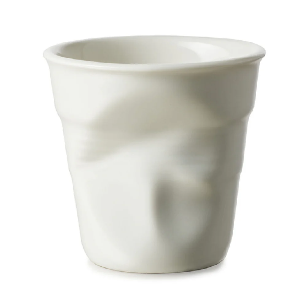 Revol 656087 6.09 Oz Cappuccino Tumbler Porcelain Shell White - 3.25 Inch Diameter