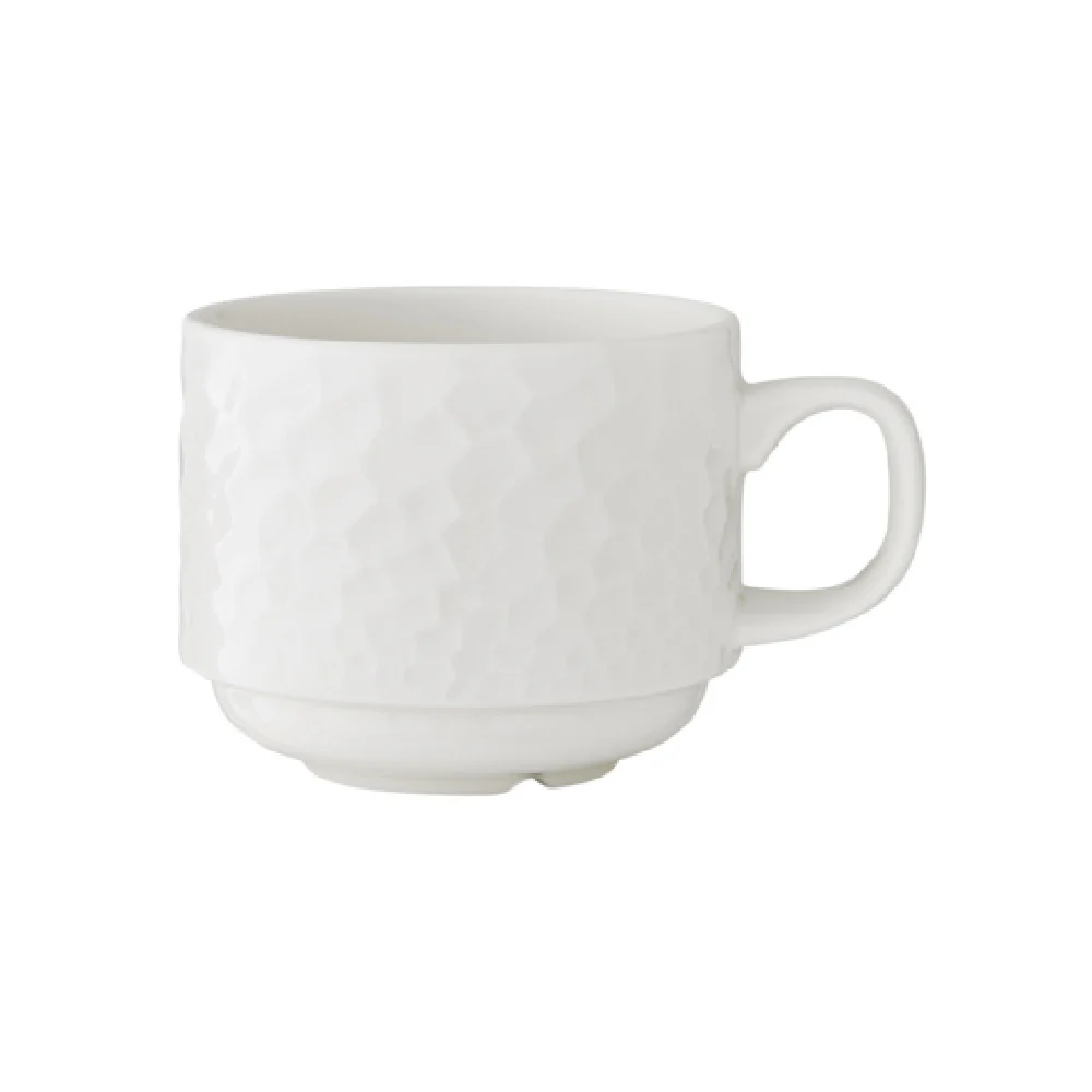 Steelite 9120C1300 7.5 Oz Stacking Cup Alumina Vitrified Ceramic 36 Packs