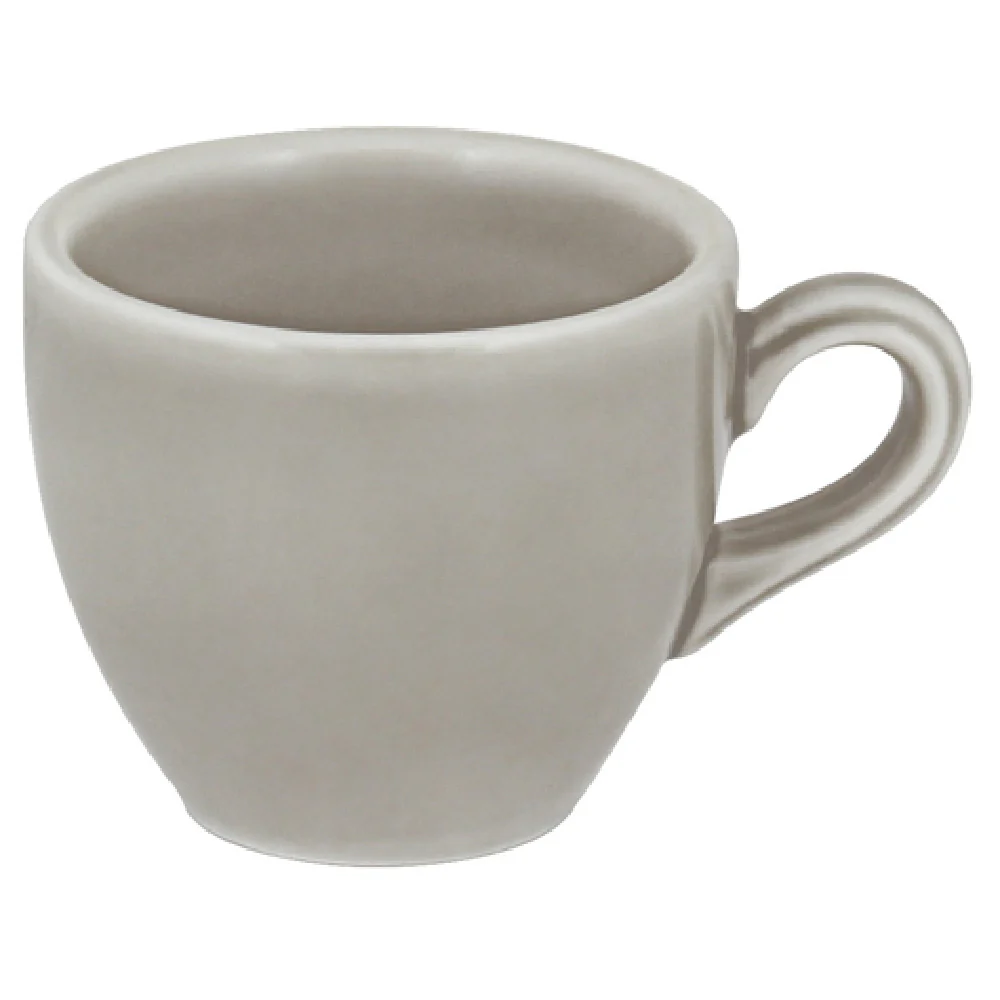 BauscherHepp 755258-A10000 Cup 2.7 oz Porcelain Dishwasher Lead Free Glow Grey