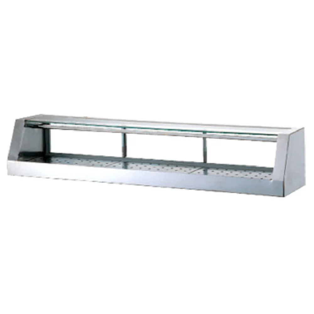 Turbo Air TSSC-6 72 Inch Display Case Refrigerated Sushi with Stainless Steel Finish