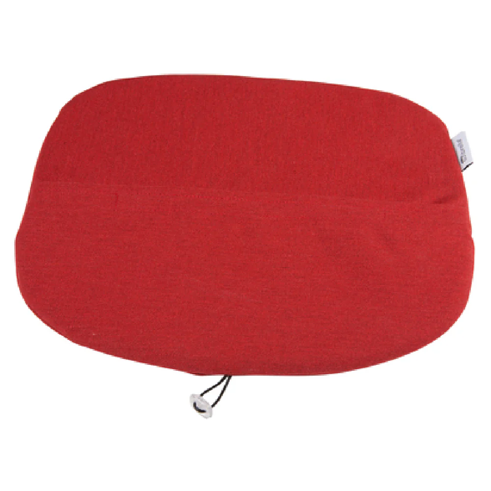 Grosfillex US149712 Chair Seat Cushion Smart Fastening System 100% Acrylic Red