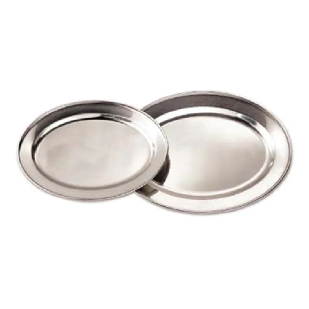Admiral Craft OPD-18 18 Inch Oval Platter Stainless Steel Mirror Finish