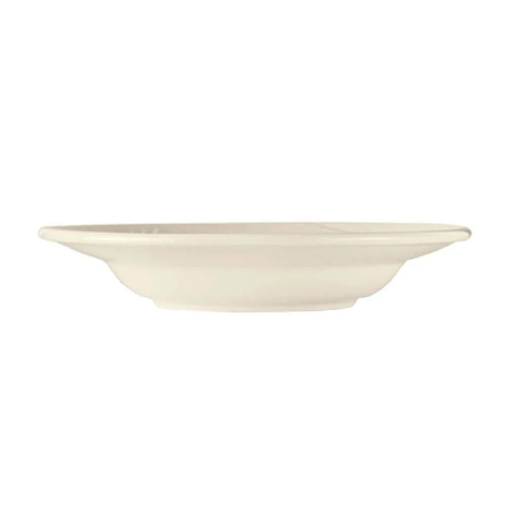 Libbey END-24 13 Oz Rim Soup Bowl Round 9 Inch Diameter Porcelain Cream White