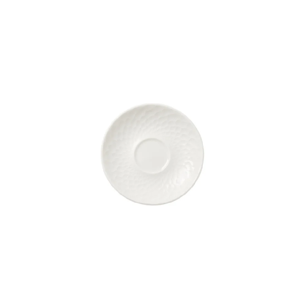 Steelite 9120C1293 5 Inch Round Saucer Alumina Vitrified Ceramic - Packed By 1 Dozen