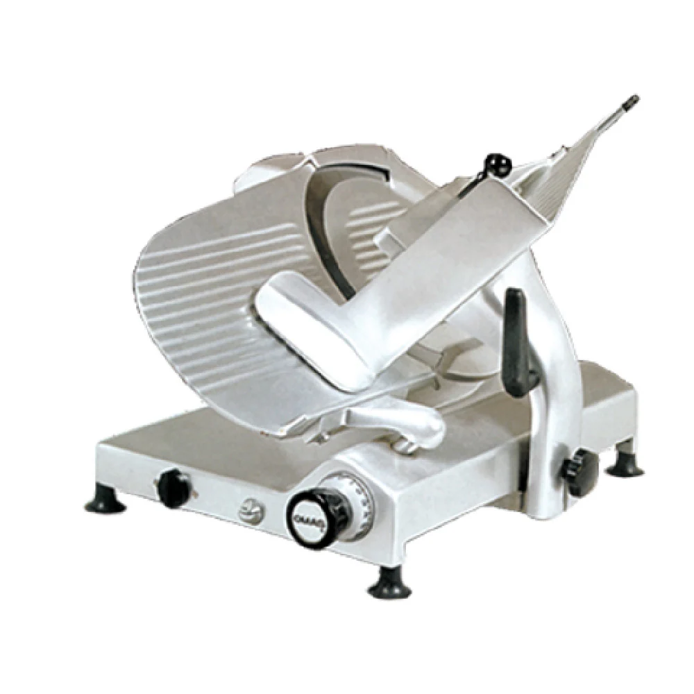 Omcan 13641 12 Inch Manual Meat Slicer Carbon Steel Blade Anodized Aluminum Omcan 13641 12 Inch Manual Meat Slicer Carbon Steel Blade Anodized Aluminum