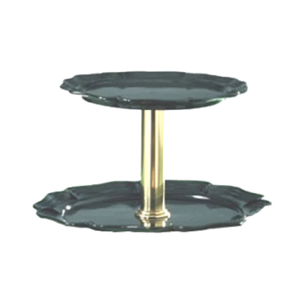 Bon Chef 2062DTCHESTNUT 20 Inch Round 2-tier Display Stand Aluminum Sandstone Finish Bon Chef 2062DTCHESTNUT 20 Inch Round 2-tier Display Stand Aluminum Sandstone Finish