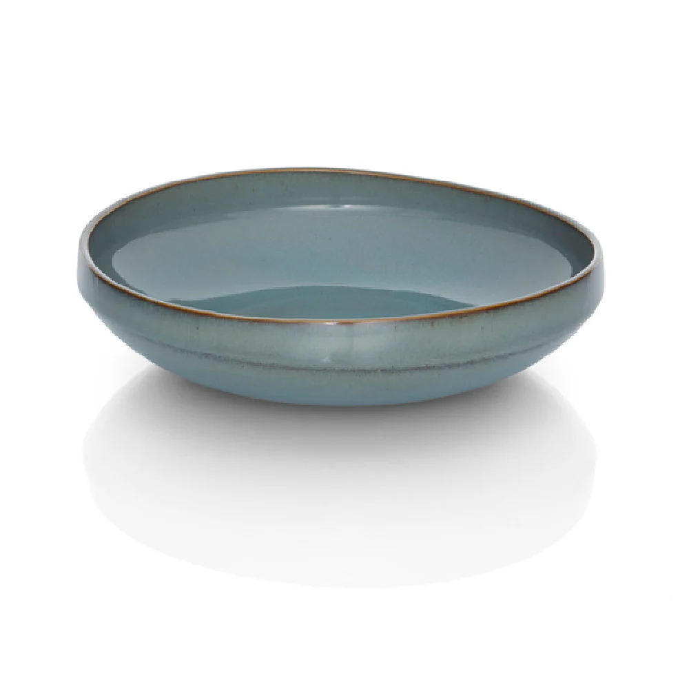 BauscherHepp 53.0020.0120 9.1 Inch Coupe Bowl Round Ceramic Lagoon BauscherHepp 53.0020.0120 9.1 Inch Coupe Bowl Round Ceramic Lagoon