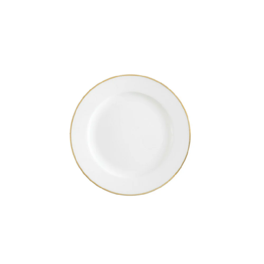 Fortessa RRP.CAMELIAG.02 8 Inch Camellia Gold Plate Dishwasher Safe