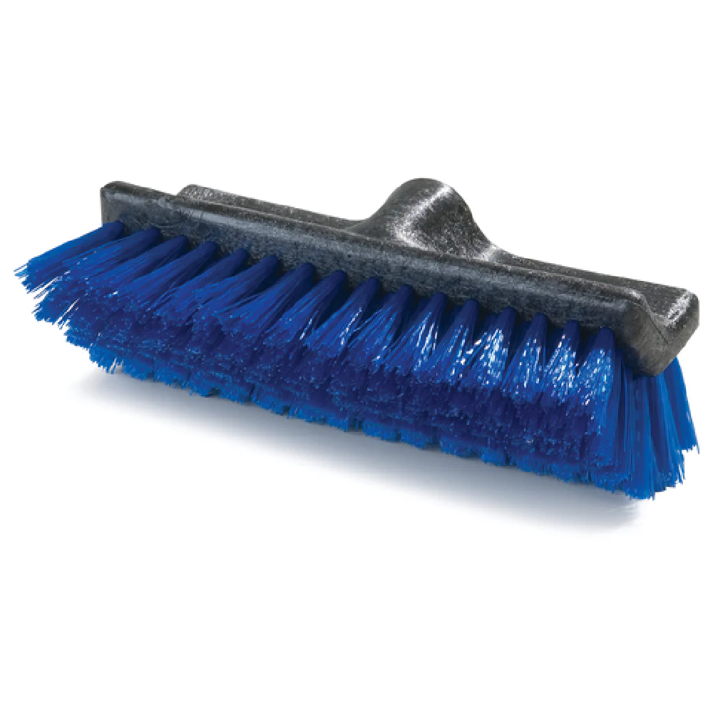 Carlisle 3619714 10 Inch Dual Surface Floor Scrub Brush Head Blue Polypropylene Carlisle 3619714 10 Inch Dual Surface Floor Scrub Brush Head Blue Polypropylene