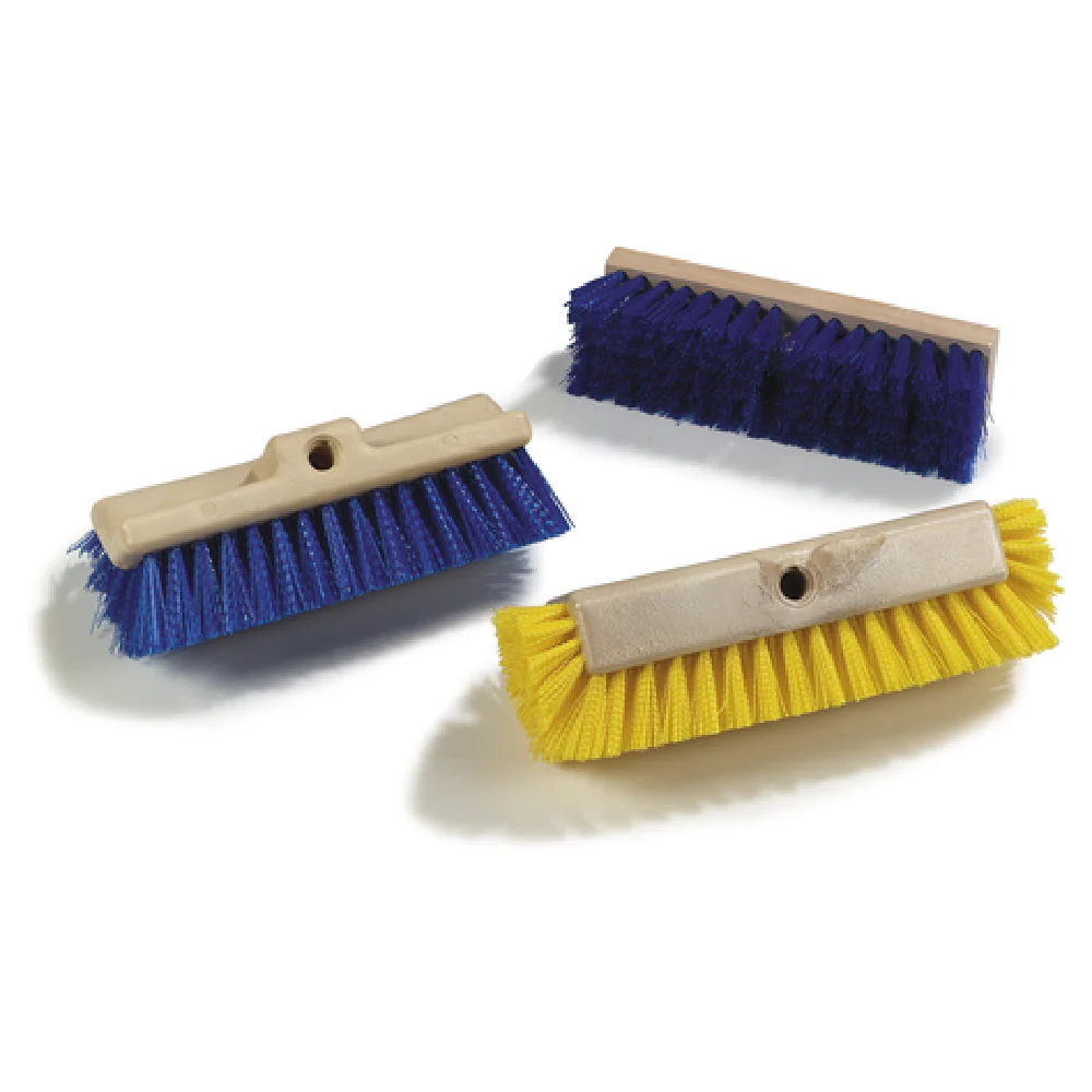 Carlisle 3619714 10 Inch Dual Surface Floor Scrub Brush Head Blue Polypropylene Carlisle 3619714 10 Inch Dual Surface Floor Scrub Brush Head Blue Polypropylene