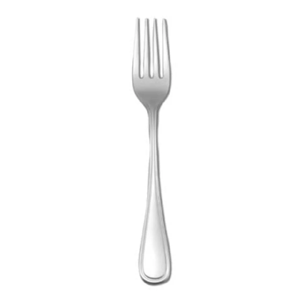 1880 Hospitality B914FDEF 7-1/4 Inch Dinner Fork Curved Border 18/0 Stainless Steel