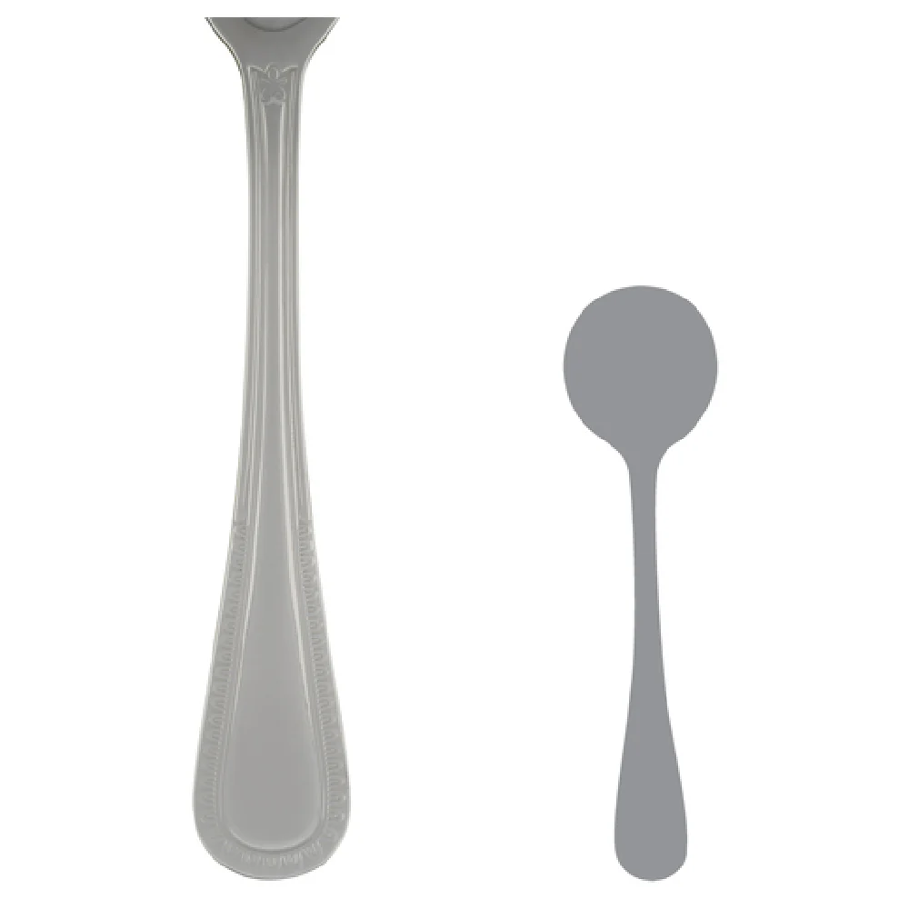 Steelite 5711SX002 6-3/4 Inch Bouillon Soup Spoon 18/0 Stainless Steel