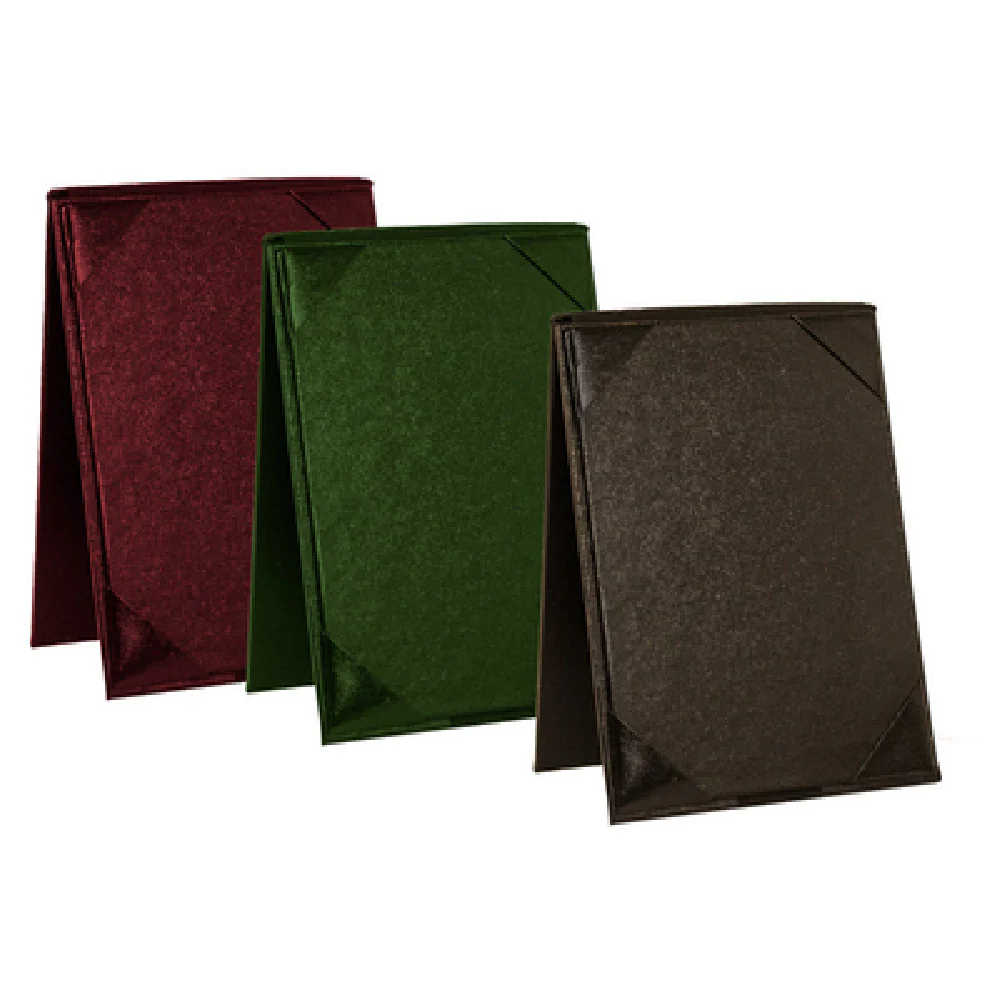 Risch TENT 5X7 BLACK TENT/ MENU 5 Inch Inch Leather-like Table Sign with 12 Packs Risch TENT 5X7 BLACK TENT/ MENU 5 Inch Inch Leather-like Table Sign with 12 Packs