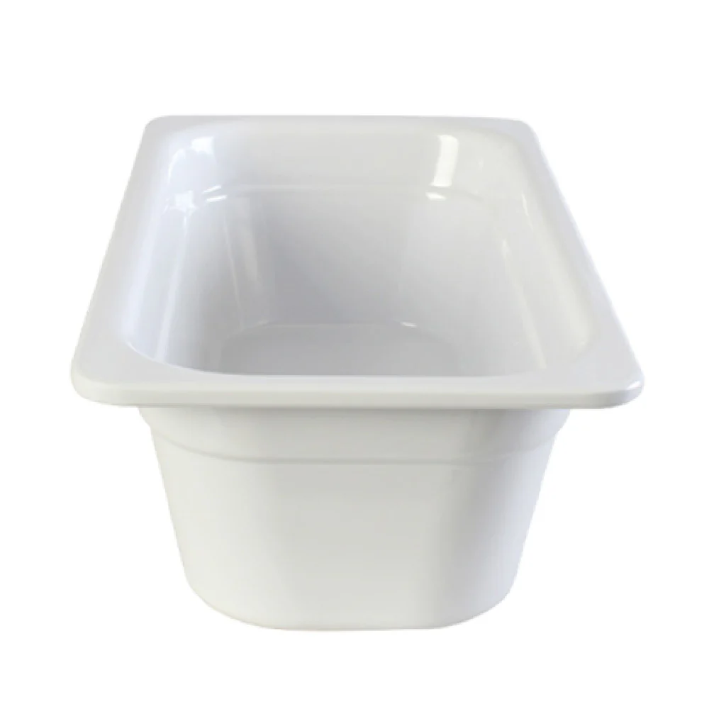 Thunder Group GN1134W 1/3 GN Food Pan for Hot and Cold Foods Melamine White