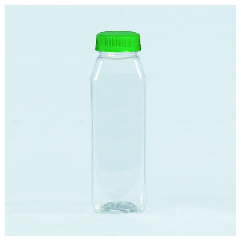 Buccaneer Container Corp 32160080401 8 Oz Juice Bottles Empty Square with Dark Green Lids 216 Packs Buccaneer Container Corp 32160080401 8 Oz Juice Bottles Empty Square with Dark Green Lids 216 Packs