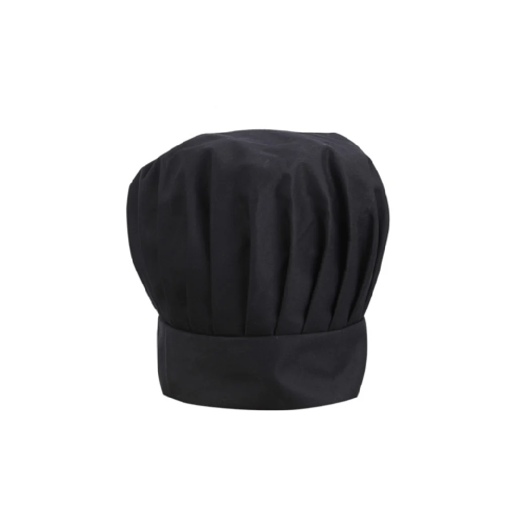 CAC China APHT-2BK Chef's Hat Floppy Toque 13 Inch Black 96 Packs