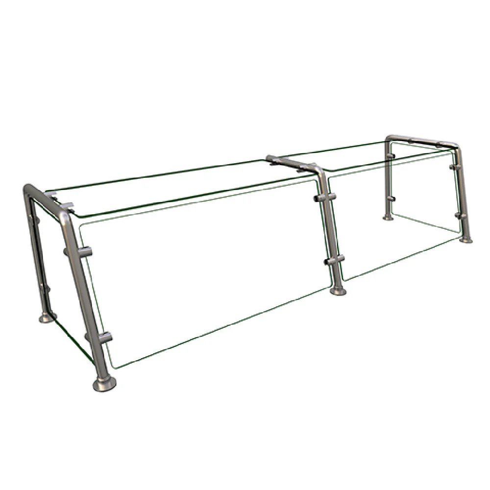 Hatco EP22-06015 60 Inch Food Shield Full Service Pass-over Stainless Steel with Glass Hatco EP22-06015 60 Inch Food Shield Full Service Pass-over Stainless Steel with Glass