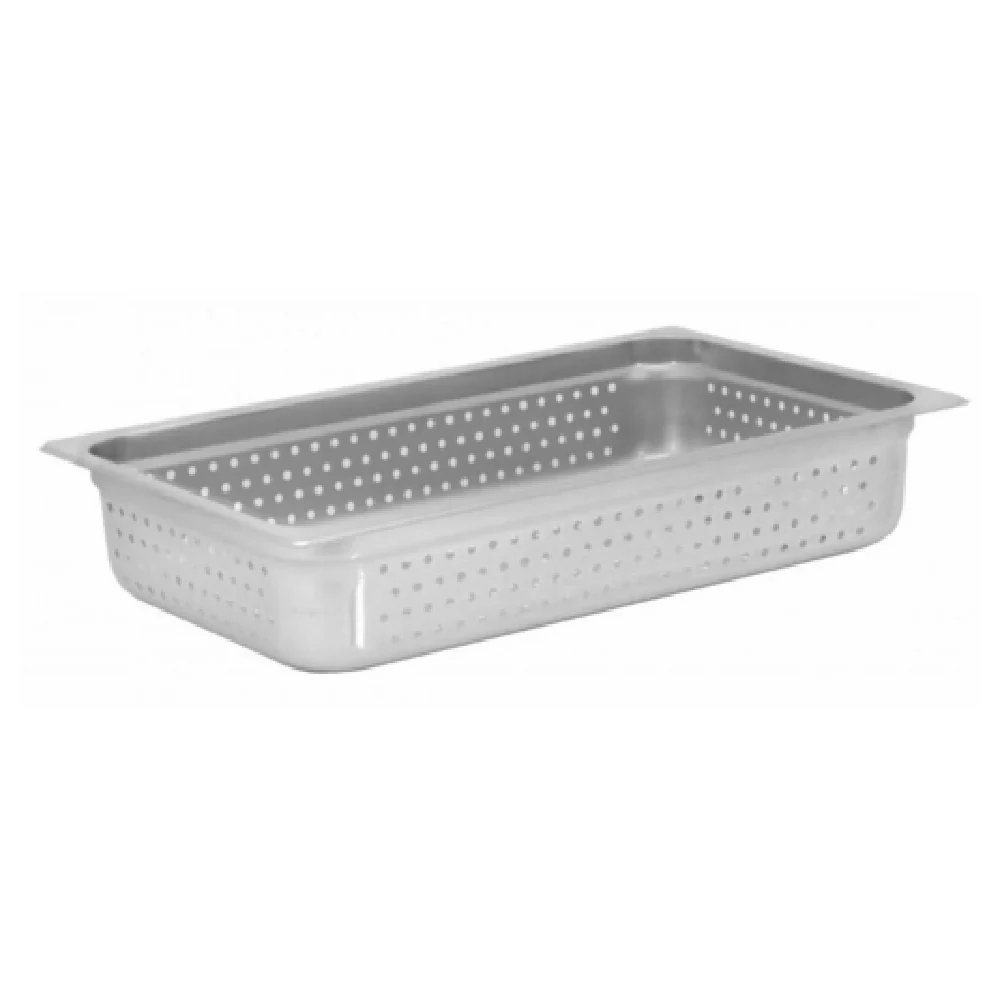 Omcan 85192 Full Size 20-3/4 Inch Perforated Steam Table Pan Stainless Steel Omcan 85192 Full Size 20-3/4 Inch Perforated Steam Table Pan Stainless Steel